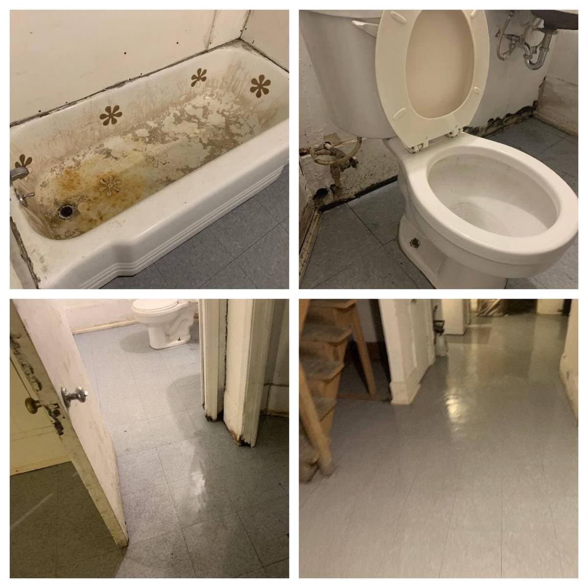 Before and after restoration